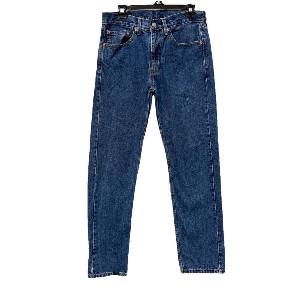 Levis 505 Jeans Mens 31x32 Blue Straight Leg Regular Fit